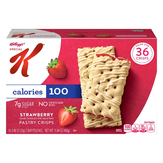 Strawberry Pastry Crisps Value Size - 18 ct