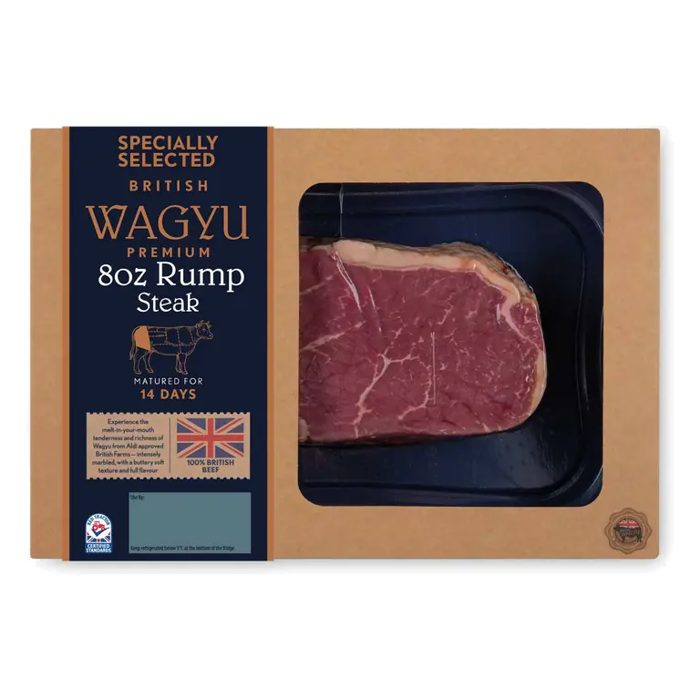 100% British Beef Wagyu Rump Steak