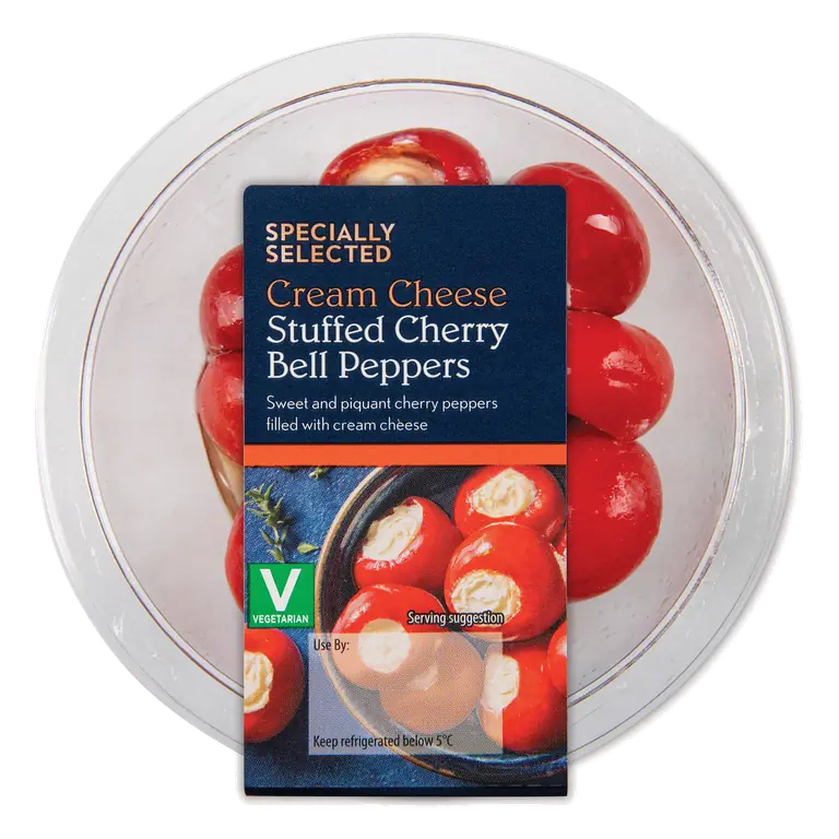 Cream Cheese Stuffed Cherry Bell Peppers