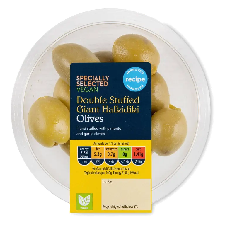 Double Stuffed Giant Halkidiki Olives