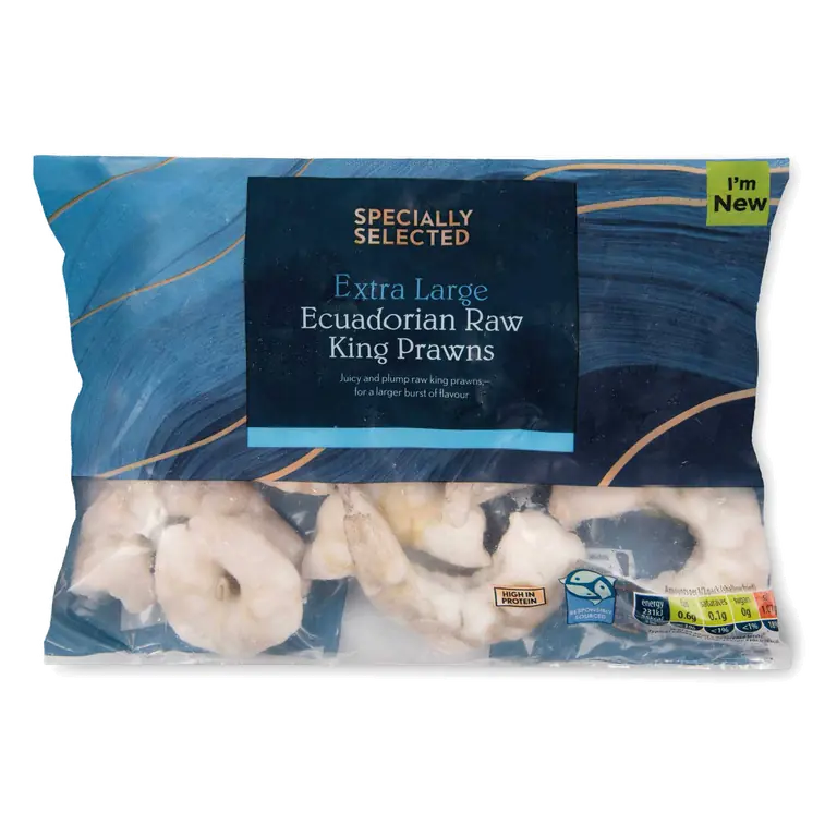 Extra Large Ecuadorian Raw King Prawns