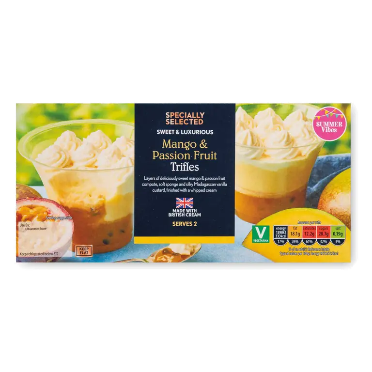 Mango & Passionfruit Trifles