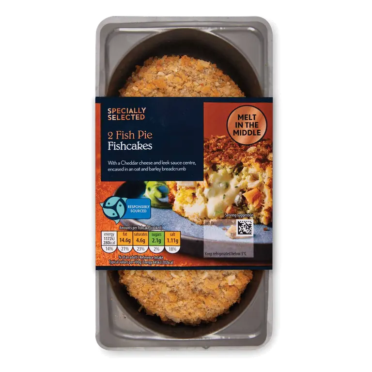 Melt in the Middle Haddock, Cod & Salmon Fishcakes
