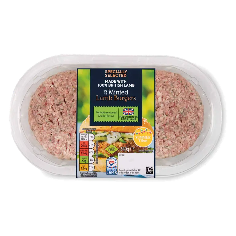 Minted Lamb Burgers