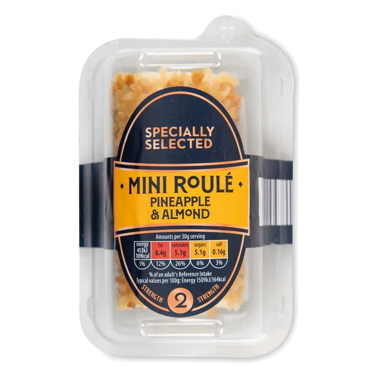 Pineapple & Almond Mini Roule Cheese