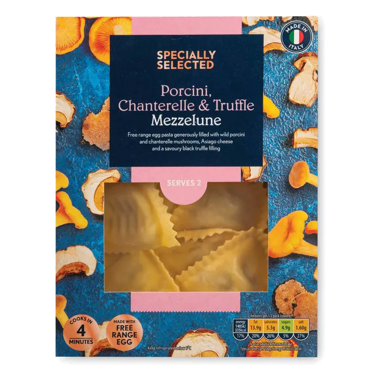 Porcini, Chanterelle & Truffle Mezzelune