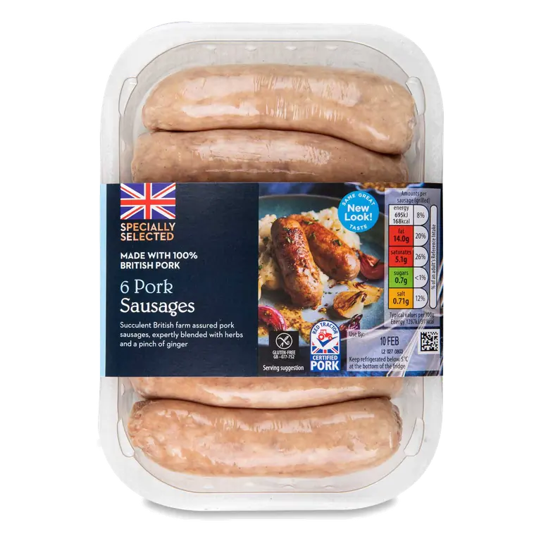 Pork Sausages 6 Pack