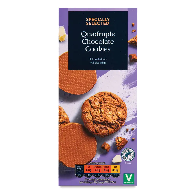 Quadruple Chocolate Cookies