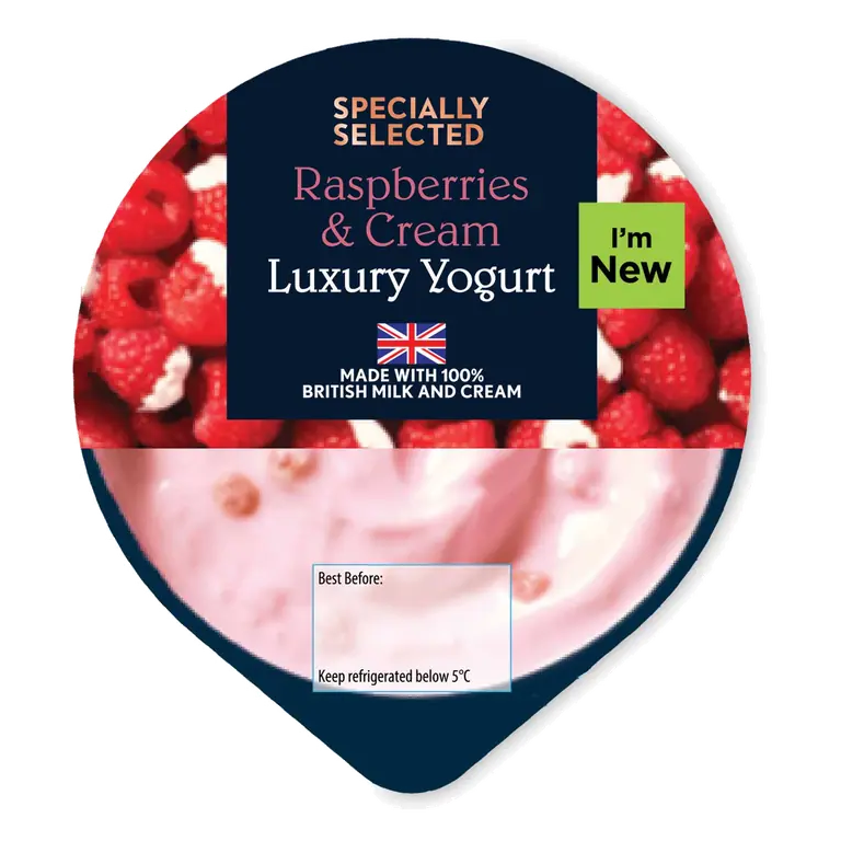 Raspberry & Cream Luxury Yogurt