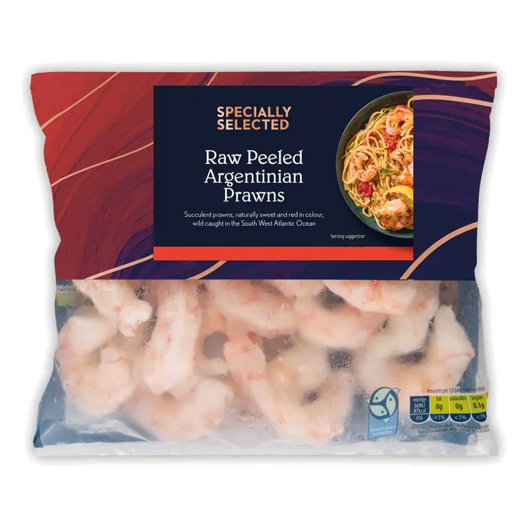 Raw Peeled Argentinian Prawns