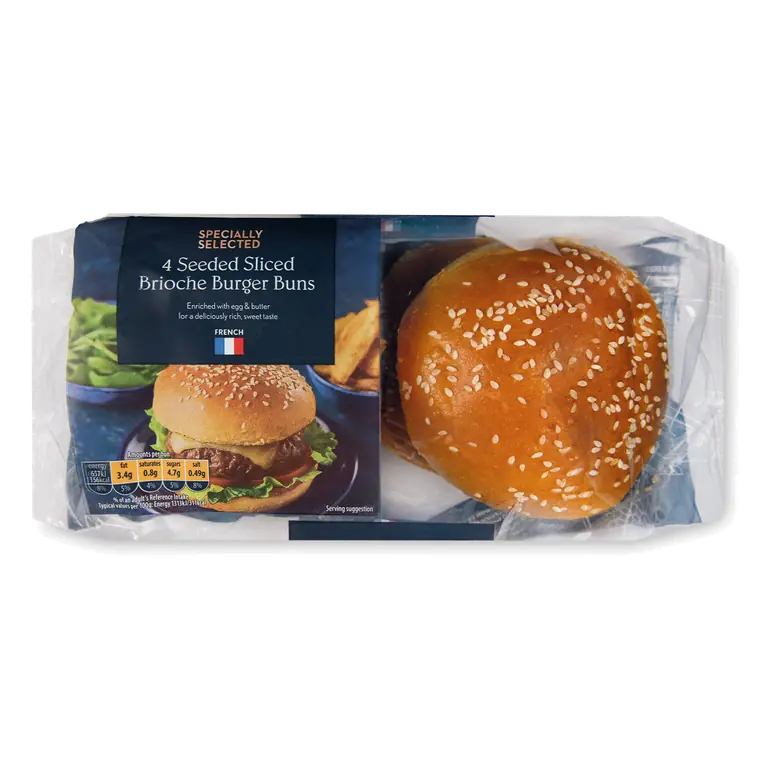 Seeded Brioche Burger Bun