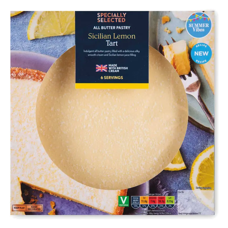 Sicilian Lemon Summer Tart