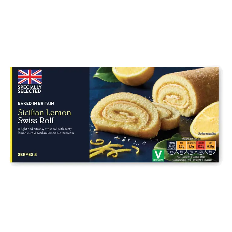 Sicilian Lemon Swiss Roll