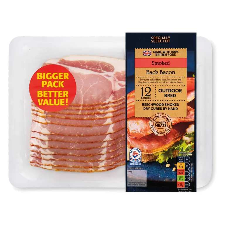 Smoked Dry Cured Back Bacon
