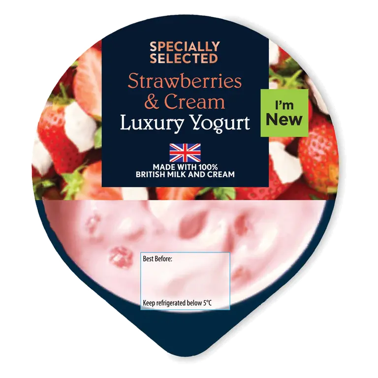 Strawberry & Cream Luxury Yogurt