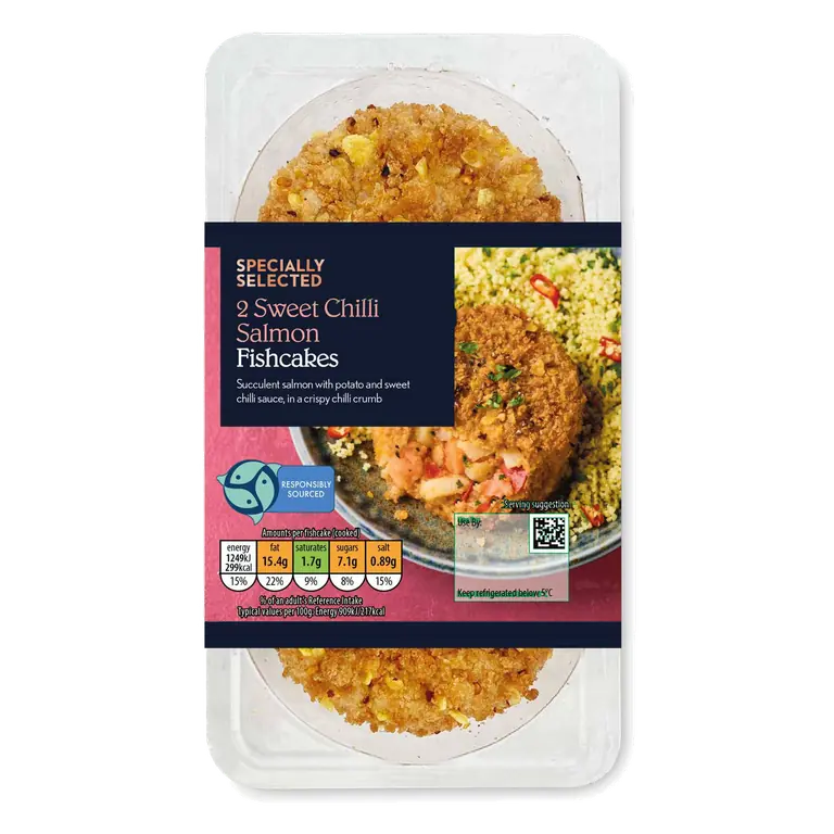 Sweet Chilli Salmon Fishcakes 2 Pack