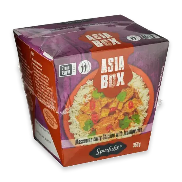 Asia Box Massaman Curry Chick Fryst/1 Port