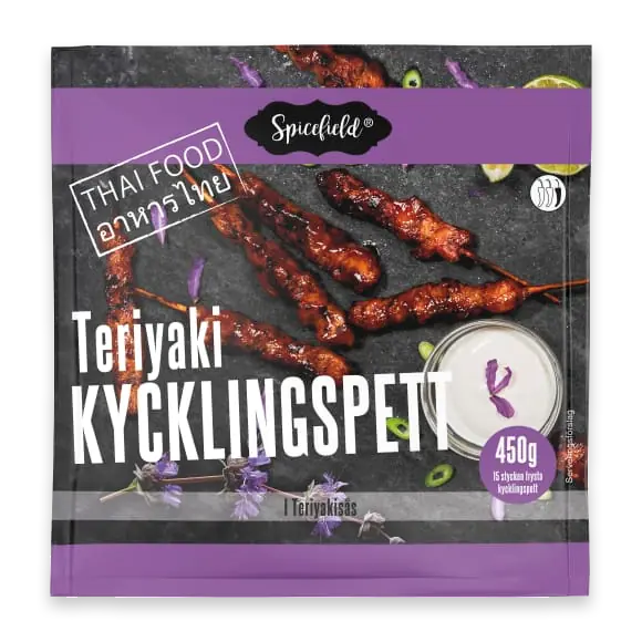 Kycklingspett Teriyaki