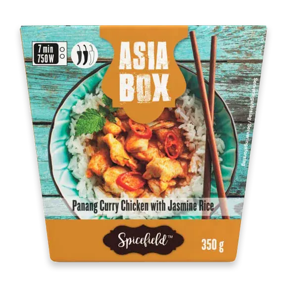 Panang Curry Jasmin Rice Fryst/1 Port