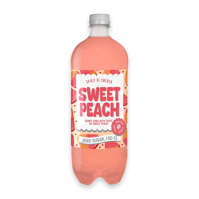 Läsk Sweet Peach Zero