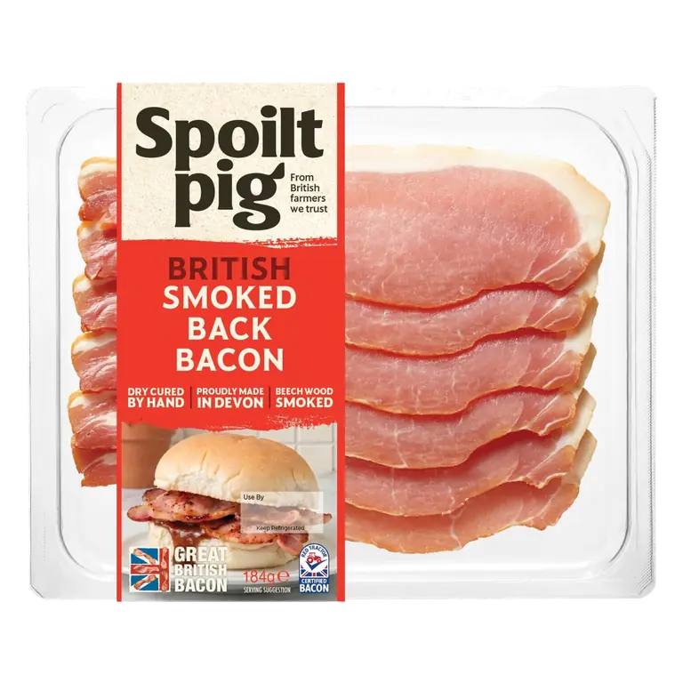 Smoked Dry Cured Back Bacon Rashers