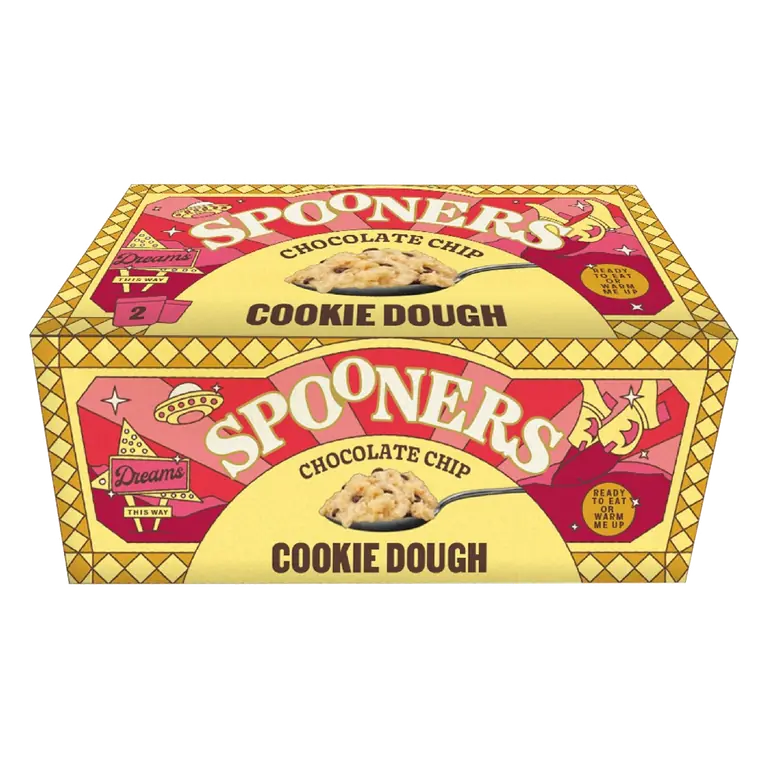 Ready To Eat Choc Chip Cookie Dough 2x75g