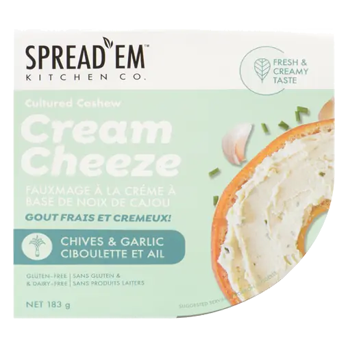Dairy-Free Spread Chive Garlic Cashew 183 g