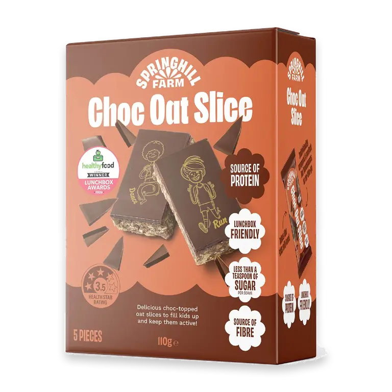 Choc Oat Slice