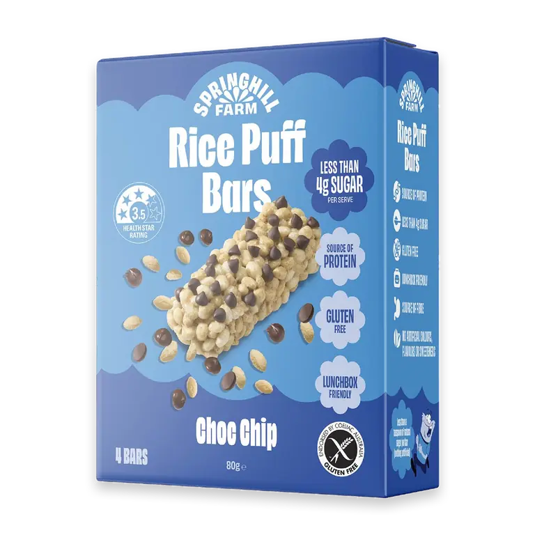 Rice Puff Bars Choc Chip