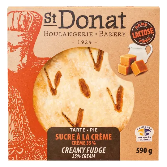 Creamy Fudge Lactose Free Pie 590 g (frozen)