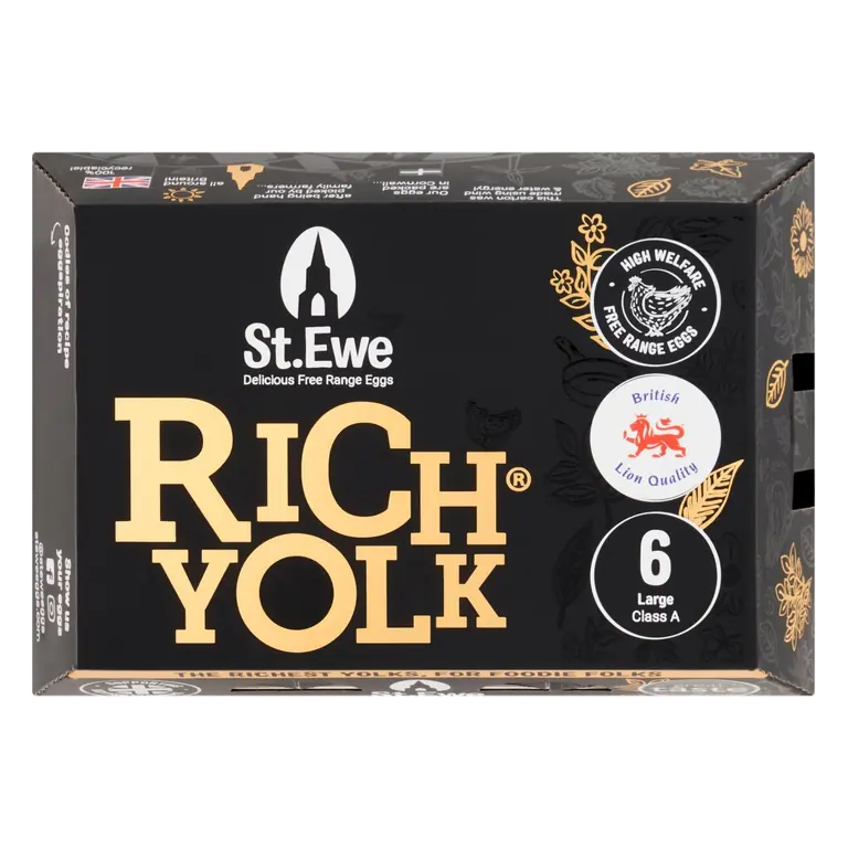 Rich Yolk 6 Free-Range Eggs Large