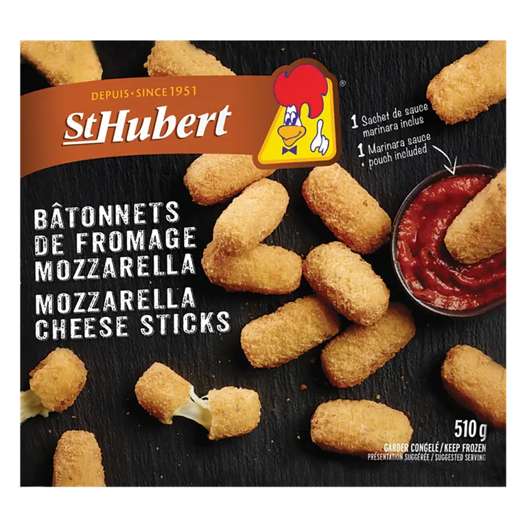 Frozen Mozzarella Cheese Sticks 12 Pack 510 g
