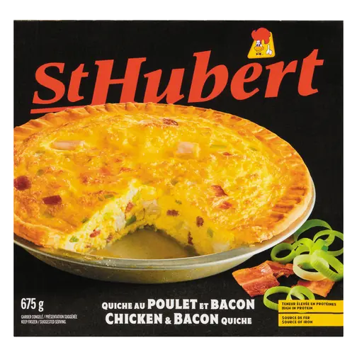 Frozen Quiche Chicken And Bacon 675 g