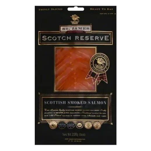 Scotch Reserve Salmon, Scottish Smoked, Thinly Sliced