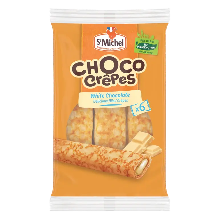 St Michel 6 White Chocolate Choco Crêpe 180g