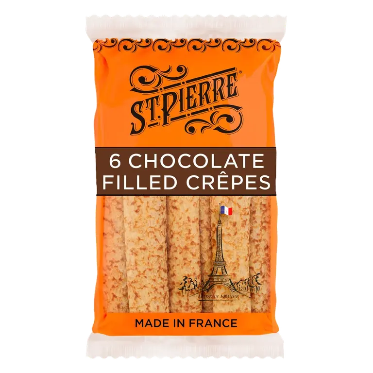 6 Choc Filled Crepes