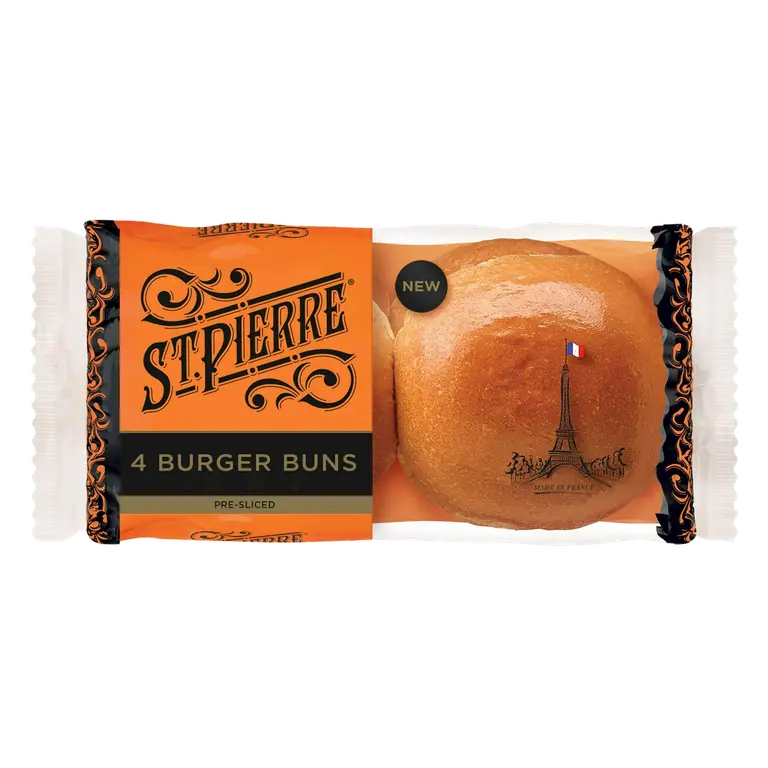 Burger Buns Rolls x4