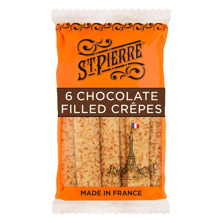 Chocolate Filled Crepes x6