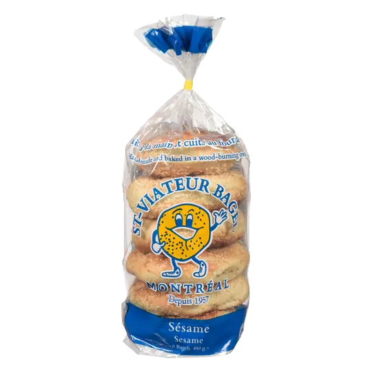 Montreal Style Bagels Sesame 6 EA (Frozen)
