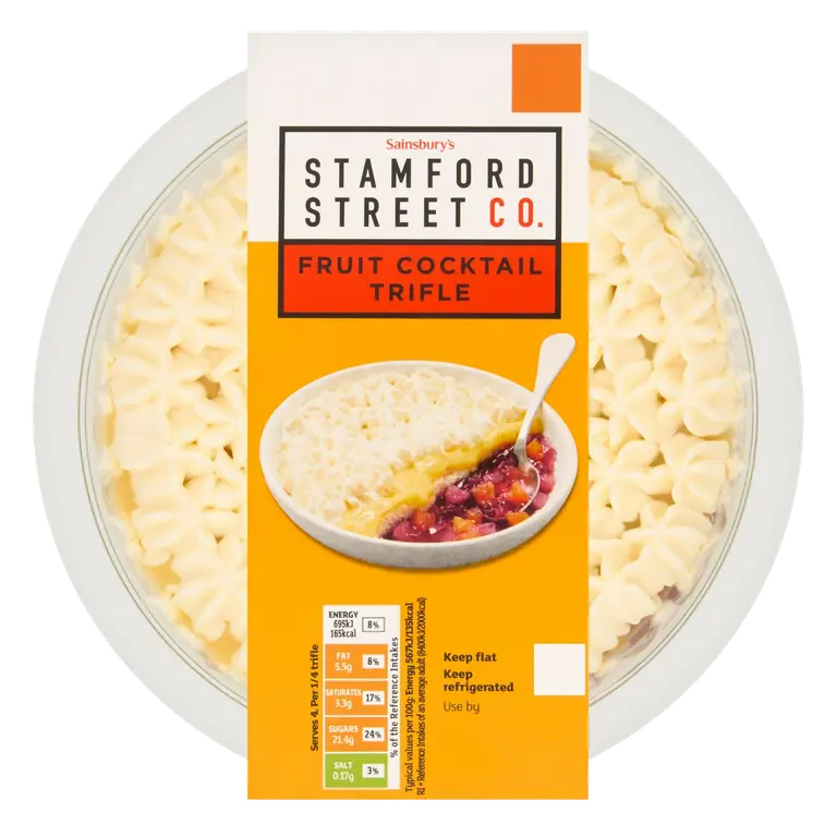 Stamford Street Co. 490g Fruit Cocktail Trifle
