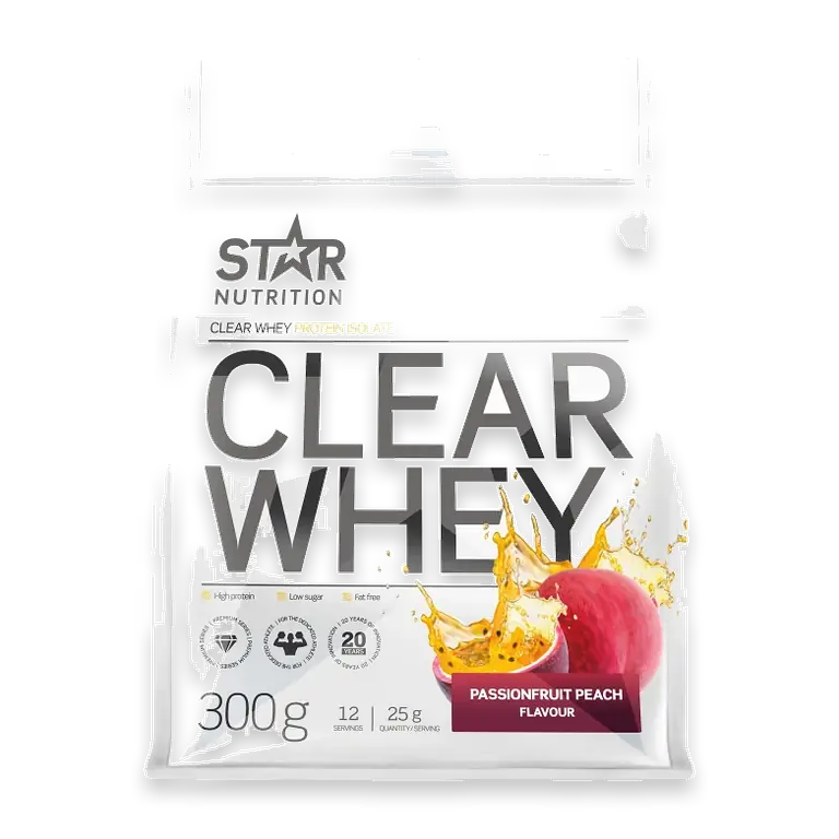 Proteinpulver Clear Whey Passionfruit Peach 300g