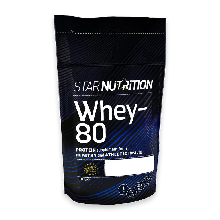 Proteinpulver Whey-80 Vanilla Pear 1kg