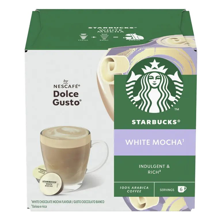 by Nescafé Dolce Gusto 12 x White Mocha Coffee Pods (6 Servings)