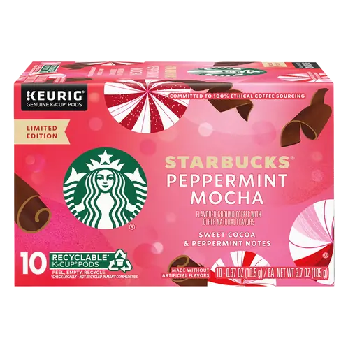 Coffee Pods Peppermint Mocha 10 K-Cups 105 g