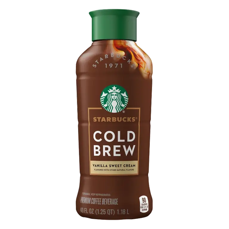 Starbucks Discoveries Vanilla Sweet Cream Cold Brew Coffee, 40 fl oz