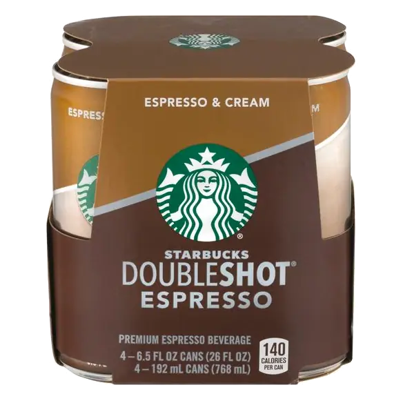 Doubleshot Espresso & Cream Beverage - 4 pk