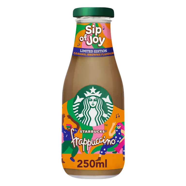 Starbucks Frappuccino Limited Edition Caramel Brownie Flavour Iced Coffee 250ml