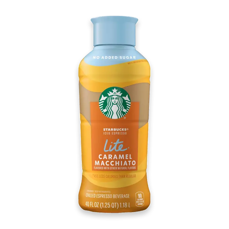 Iced Espresso Lite Caramel Macchiato with No Added Sugar