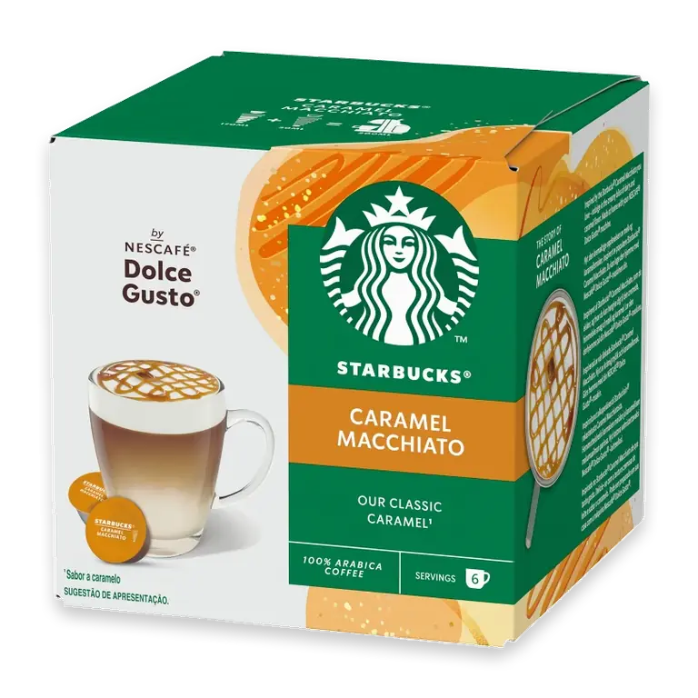 Kaffekapslar Dolce Gusto Caramel Macchiato 12-p