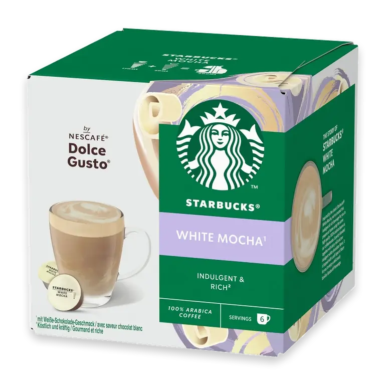 Kaffekapslar White Mocha 6+6p